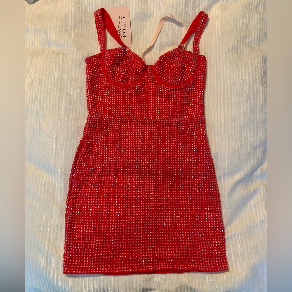 AMAZING sparkly corset mini dress
